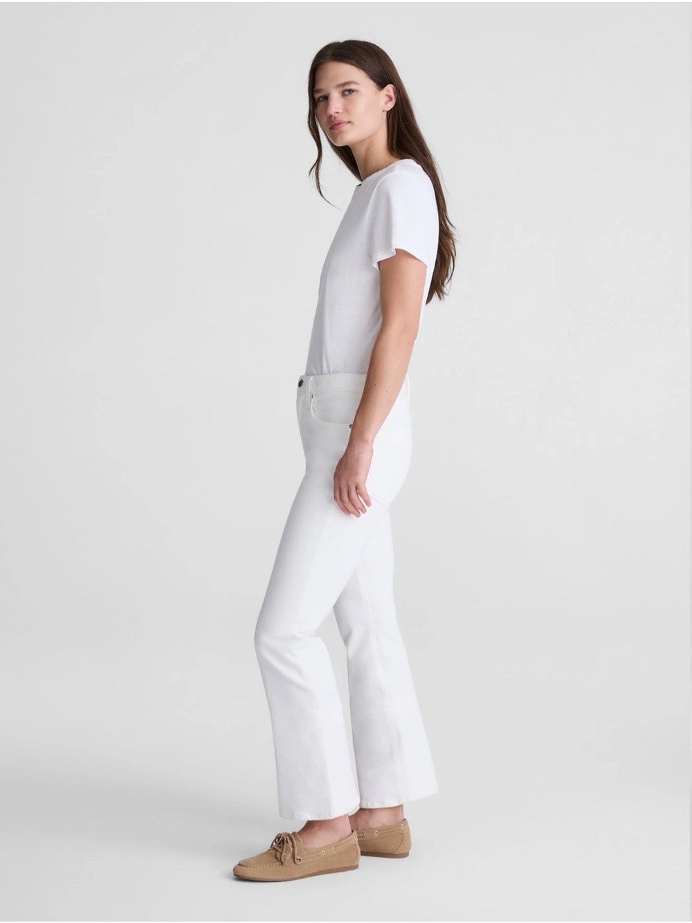 Madewell The Flare Crop Jean in Super Stretch Denim, size 31 , NWT - Picture 2 of 11